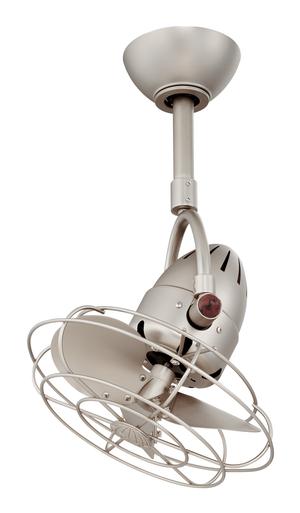 Diane Nickel Ceiling Fan - Metal Blades